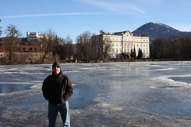 Austria - Me in front of Sound of Music lake